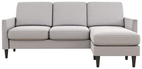 Mr. Kate Winston Wendesofa aus hellgrauem Leinen