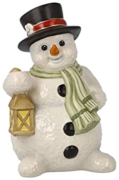 Goebel Figur Schneemann Heller Winterabend, Dekofigur, Steingut, Bunt, 11. 5 cm, 66703971