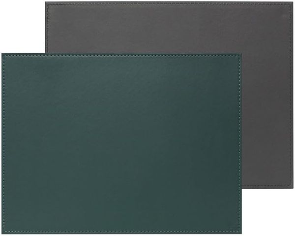 Freeform Duo Platz-Set 40x30 cm Petrol / Anthrazit