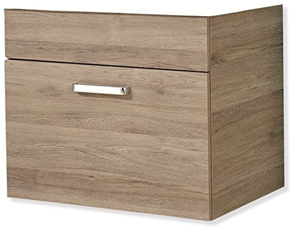 Pelipal Waschtischunterschrank Quickset 313 in Sanremo Eiche Terra quer Nachbildung, 63 cm breit | Waschtischunterschrank ohne Waschbecken mit 1 Schubkasten