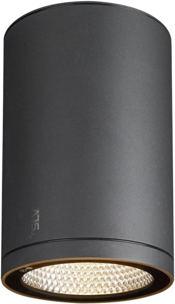 SLV No. 1003442 ENOLA ROUND L Outdoor LED Deckenaufbauleuchte anthrazit CCT 3000/4000K IP 65
