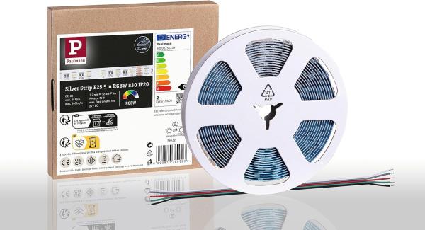 Paulmann 76012 Pro LED Strip Silver P25 830 RGBW 24V 5m