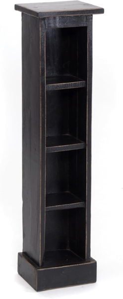 DESIGN DELIGHTS CD-Regal HOLZ CD REGAL "CD TOWER", 76cm(H), Holzregal, CD Rack mit 4 Fächern