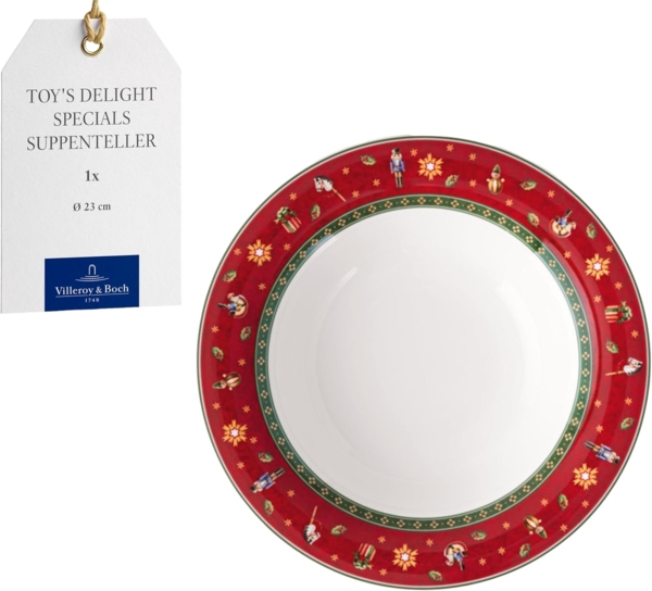 Villeroy & Boch Toy's Delight Specials Suppenteller rot