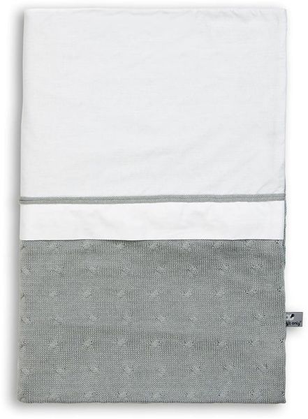 Baby's Only Bettbezug 100x135 cm Cable grau Cable Jungs,Mädchen 100x135 cm Grau