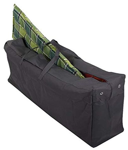 colourliving Gartenmöbel-Schutzhülle Schutzhülle für 4 Gartenmöbelauflagen Aufbewahrungstasche für Auflagen, robustes 420D Polyester anthrazit