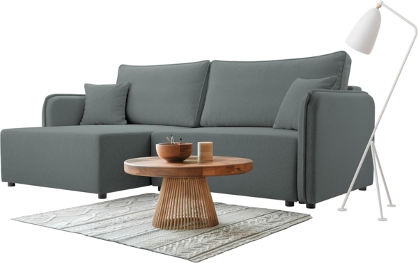 Ecksofa Maylana (Farbe: Velo 635, Seite: Links)