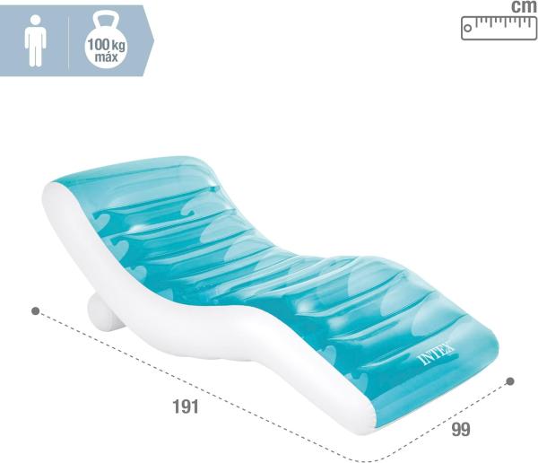 Intex Splash Lounge, unaufgeblasene Größe: 191 cm x 99 cm (56874EU) Bild 6