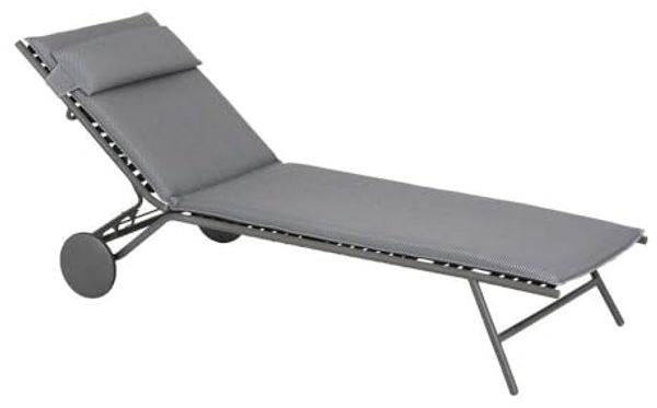 Lafuma Miami II BeComfort® Sonnenliege Silver LFM5173.8901