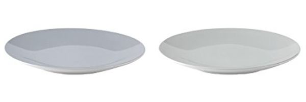 Stelton Emma Teller Blue, 2er Set, Speiseteller, Geschirr, Steinzeug glasiert, Blau, 18 cm, x-209