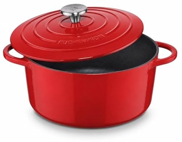 Küchenprofi Bratentopf rund | 24 cm classic red