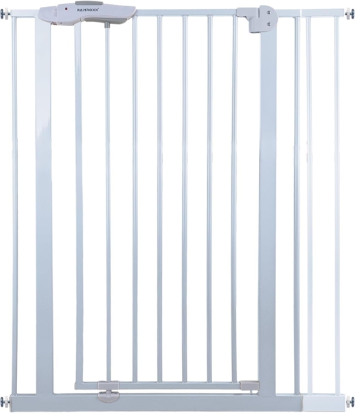 Absperrgitter Treppenschutzgitter weiß für 85-95cm Durchgang 110cm Hoch