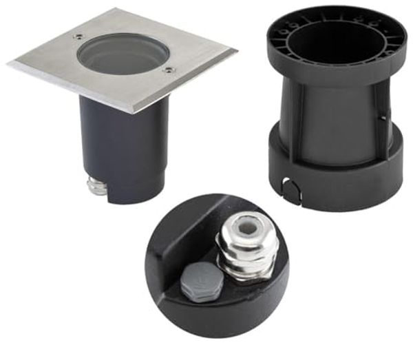 EVN 679435EV quad. schwenkbar Alu IP67 GU10 max. 35W.