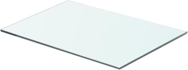 vidaXL Regalboden Glas Transparent 50 cm x 30 cm 243821