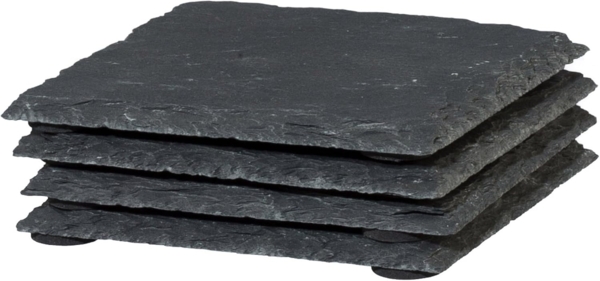 Untersetzer 4tlg. SCHIEFER