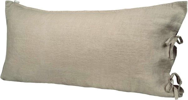 Kissenbezug ca. 40x80 cm leinen-taupe 100% Leinen beties "Leinen"