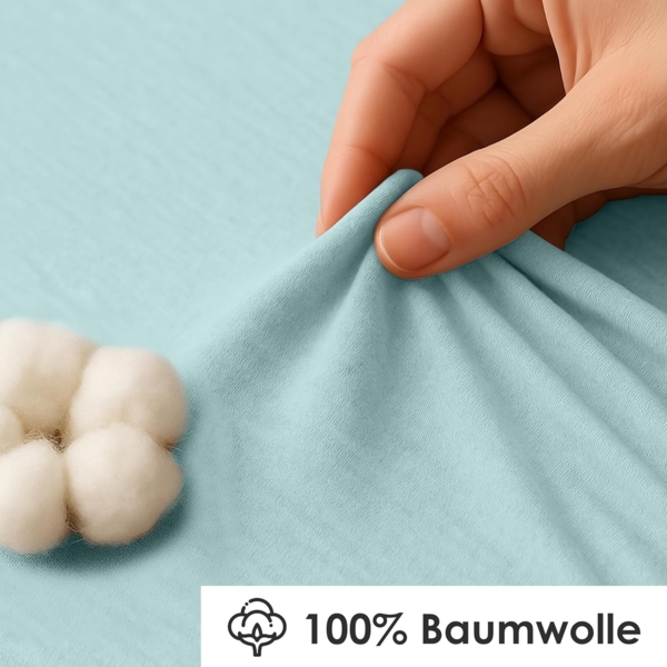 Strauss Home Spannbettlaken Premium, Gummizug: Rundumgummi, 150gr/m2 Premium Jersey 100% Baumwolle Bild 5