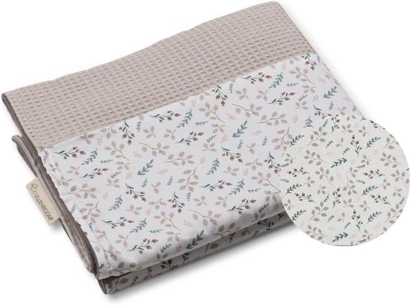 ULLENBOOM ® Babydecke 70x100 cm, Sandblume (Made in EU) - Aus Baumwolle & flauschigem Fleece (OEKO-TEX Standard), Baby Decke Neugeborenen, ideal als Kinderwagendecke oder Kuscheldecke