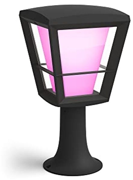 Philips Hue White and Color Ambiance Econic Outdoor Sockelleuchte schwarz