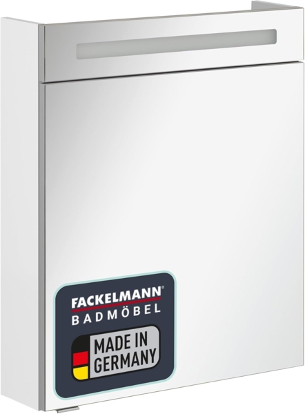 Fackelmann B.CLEVER LED Spiegelschrank 60 cm, Weiß