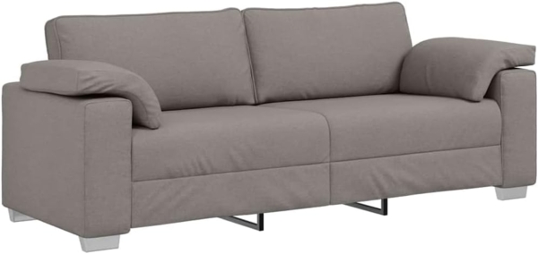 vidaXL Sofa Taupe 219 x 77 x 82 cm Stoff 4105243