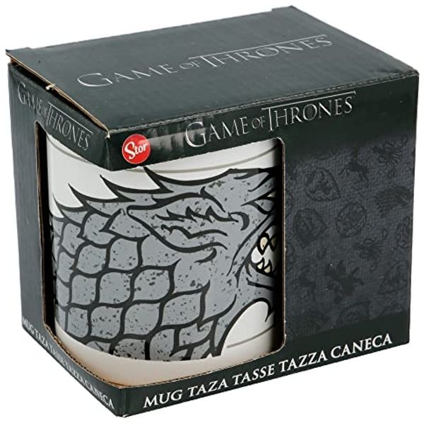 Game Of Thrones Tasse Haus Stark Winter Is Coming Schattenwolf Keramik 320 ml