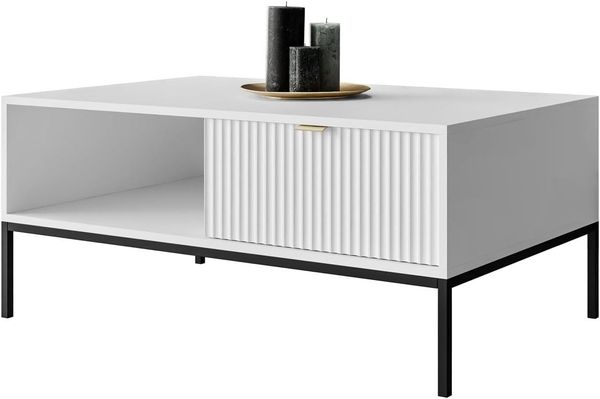Lookway Couchtisch CORTADO L-104 mit Schublade, Breite 104 cm