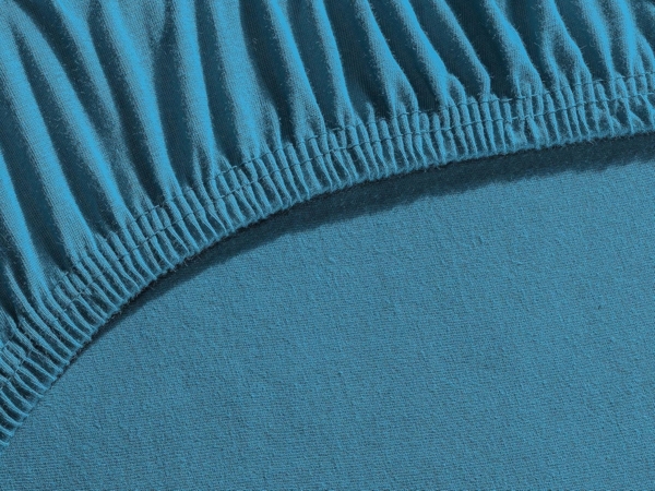 Hometex Premium Textiles Spannbettlaken Exclusive bis 25 cm Steghöhe, Jersey, Gummizug: rundum, 100% Baumwolle, Premium Qualität 160 g/m² Bild 3