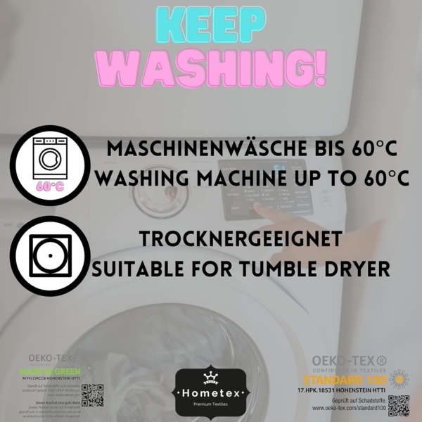 Hometex Premium Textiles Spannbettlaken Exclusive bis 25 cm Steghöhe, Jersey, Gummizug: rundum, 100% Baumwolle, Premium Qualität 160 g/m² Bild 7