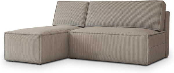 Masseno Ecksofa BRISO mit Schlaffunktion L-Form, Sofa mit Bettkasten