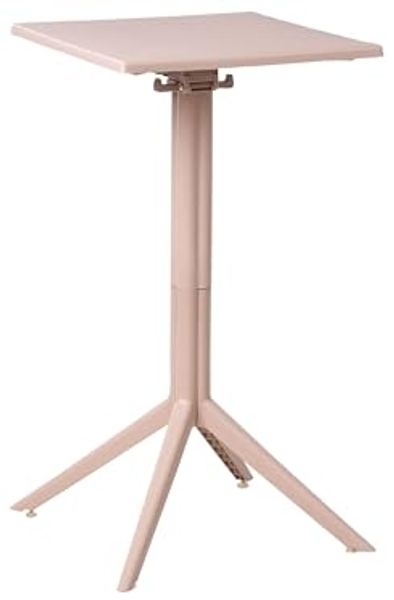 Gartentisch 'LEMNOS' Bartisch, Beige, 60 x 60 x 111 cm