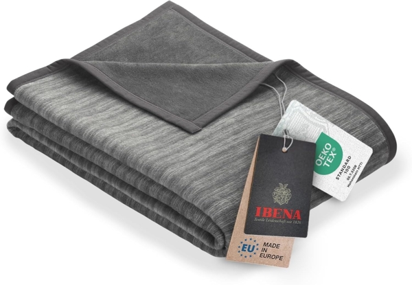 Wohndecke Fano, IBENA, mit Streifen versehen, Kuscheldecke