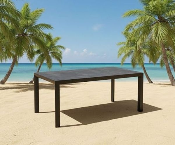 Lesli Living Gartentisch Murcia, Aluminiumgestell, Tischplatte aus Keramikfliesen