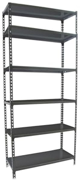 Simonrack Schwerlastregal, Lagerregal, 250 x 100 x 30 cm, Metallregal, Kellerregal, Biegestelle 180 kg, 6 Fachböden, Antracite - Simonclick
