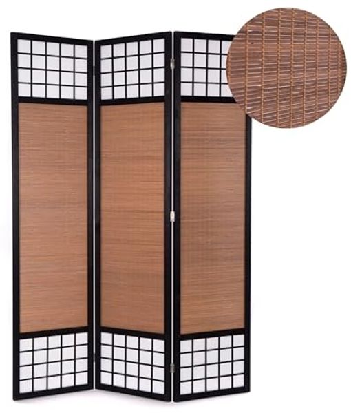 CREEDWOOD Paravent JAPANISCHER RAUMTEILER "OSAKA", 170x120 cm, 3-teilig, Shoji Paravent