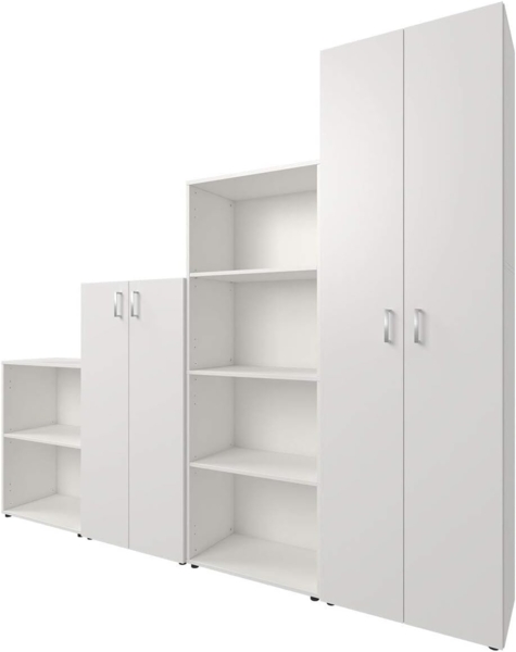 möbelando Büro-Set Trio 2345, (4-tlg), 228 x 186,5 x 34,5 cm (B/H/T)