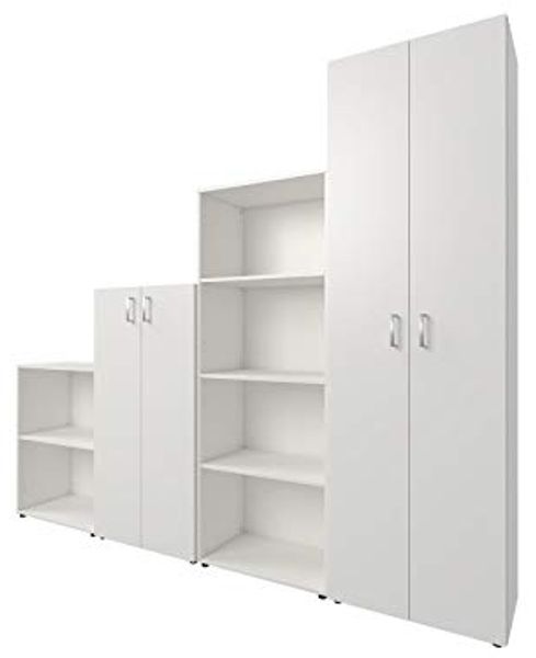 möbelando Büro-Set Trio 2345, (4-tlg), 228 x 186,5 x 34,5 cm (B/H/T)