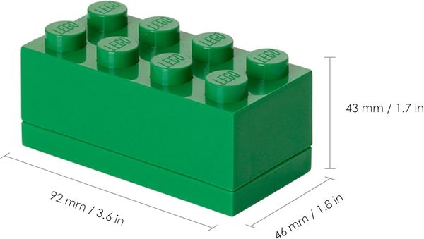 LEGO MINI BOX 8, grün