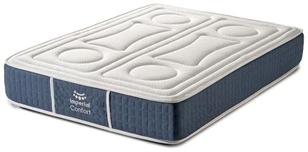 Imperial Confort Viscomfort Viscoelastische Matratze, 30 cm dick, maximale Passform und Festigkeit, atmungsaktiv, 105x190 cm, Schaumstoff, einfach