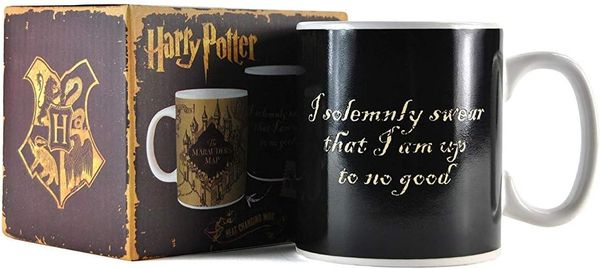 Harry Potter MUGBHP02 Kaffeetasse, Keramik, schwarz, 9 x 9 x 10 cm