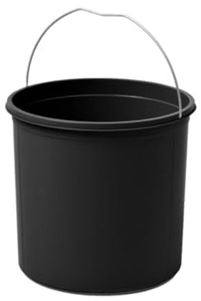 HAILO Inneneimer 1226579 in schwarz mit 12 Liter Volumen für Abfalleimer MONO / Ersatzeimer