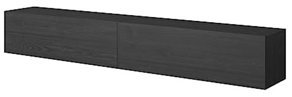 Selsey BISIRA TV-Element, Melamine, Schwarze Esche, 200 cm