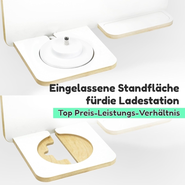 stadtecken Holzregal für Musikbox – Passend für Toniebox & ca. 40 Tonies | Perfekte Aufbewahrung fürs Kinderzimmer | Zum Aufhängen | Erweiterbar (Pony Buddy) Bild 6