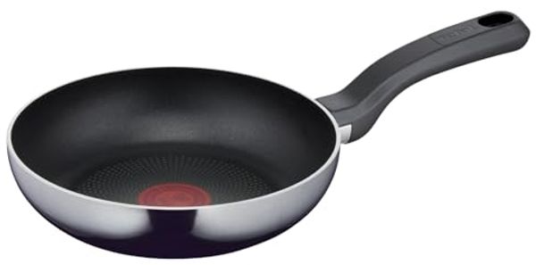 Tefal 'Resist' Bratpfanne mit Temperaturindikator, Aluminizm schwarz, Ø 20 cm