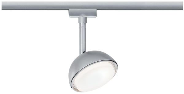 Paulmann 95508 URail LED-Spot Hemi Chrom Matt 230V Metall/Kunststoff