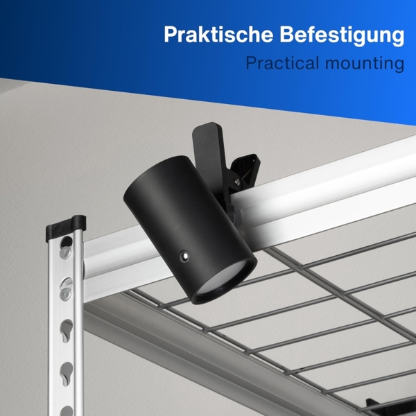 REV LED Wandleuchte innen SPARSET - 3x Wandlampe mit Akku, 120lm, dimmbar, 360° drehbar, kabellose Leselampe - ideal für Flur, Schlaf- & Wohnzimmer, schwarz Bild 8