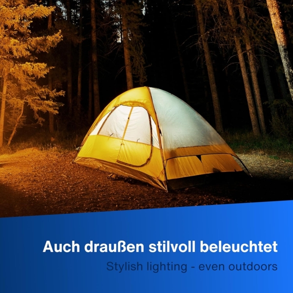 REV LED Wandleuchte innen SPARSET - 3x Wandlampe mit Akku, 120lm, dimmbar, 360° drehbar, kabellose Leselampe - ideal für Flur, Schlaf- & Wohnzimmer, schwarz Bild 9