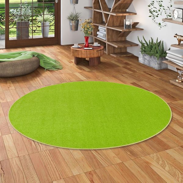 Snapstyle Veloursteppich Trend Velours Teppich Joy Rund, Rund, Höhe: 5 mm