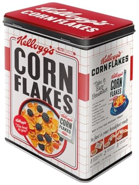 Nostalgic-Art Vorratsdose Kaffeedose Blechdose - Kellogg's – Corn Flakes Bowl