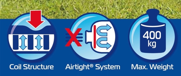 Campingaz Quickbed Double Luftbett, PVC grau, 19 x 188 x 137 cm Bild 5